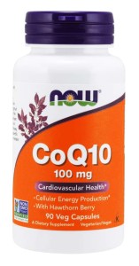 NOW Foods Koenzym Q10 100mg + GŁÓG 90 kaps