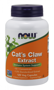 NOW Foods  Cat's Claw Koci Pazur Extract 10:1 120 kaps cats – 