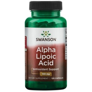 Swanson ALA 100mg (kwas alfa liponowy) 
