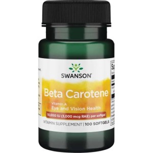 Swanson Beta Karoten 10000IU 100kaps 