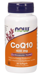 NOW Foods CoQ10 400 mg 30 kapsułek Koenzym q10