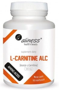 ALINESS L-Carnityne ALC 500 mg x 100 Vege caps. karnityna