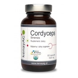 Kenay Cordyceps Sinensis Organiczny (60 kapsułek) - 525 mg
