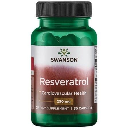 Swanson Resweratrol (resveratrol)- 250mg/30kaps  rdest