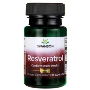 Swanson Resweratrol 50 mg 30kaps resveratrol