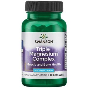 Swanson Triple Magnesium Complex 30 kaps magnez 