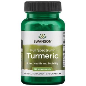 Swanson TURMERIC 720 mg 30 kaps