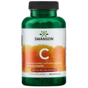Swanson Witamina C500 buforowana + bioflaw 100k