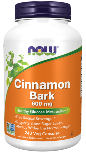  NOW Foods Cinnamon Bark – Cynamon   600mg 240kaps 