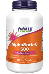  NOW Foods AlphaSorb-C 500 mg ALA Rutyna  