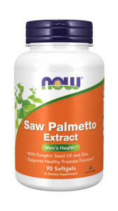 NOW Foods SAW PALMETTO Extract palma sabałowa 90kaps