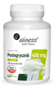 ALINESS Podagrycznik (Aegopodium podagraria L.) ekstrakt 10:1 400mg