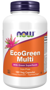 NOW Foods EcoGreen Multi Vitamin Witaminy 180kaps