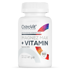OstroVit Magnez MAX + Vitamin 60 tabletek 