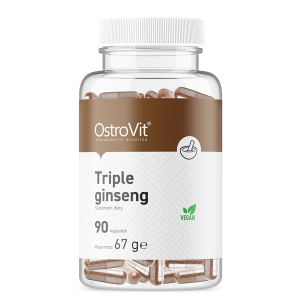 OstroVit Triple Ginseng VEGE 90 kapsułek 