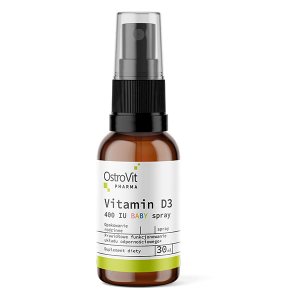 OstroVit Pharma Witamina D3 dla niemowląt 400 IU w sprayu 30 ml 