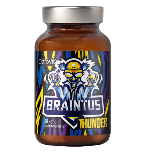 OstroVit Braintus Thunder - guarana żeń szeń niacyna - koncentracja 
