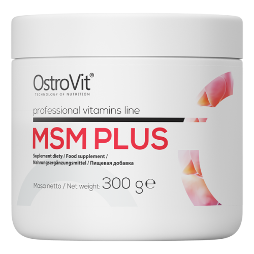 OstroVit MSM Plus 300 g naturalny glukozamina + witamina C  + siarka 