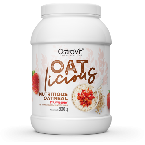 OstroVit OATlicious 800 g truskawkowy