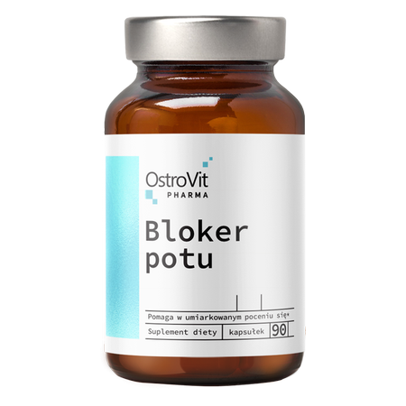 OstroVit Pharma Bloker Potu 90 kapsułek szałwia skrzyp pokrzywa