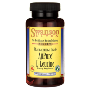 Swanson AjiPure L-leucyna 500mg 60 kaps - suplement diety