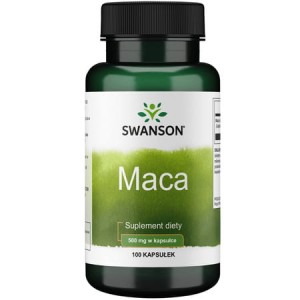 Swanson Maca 500mg 100 kaps - suplement diety