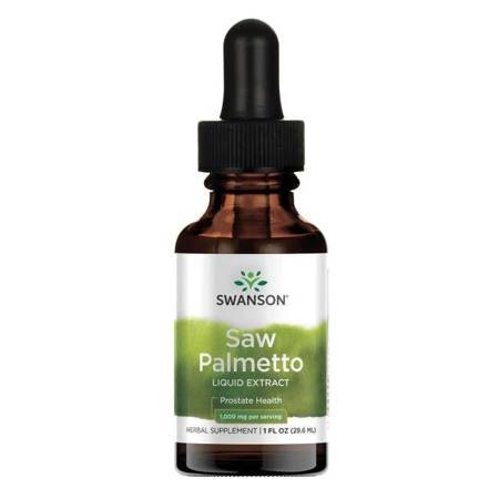 Swanson Saw Palmetto Liquid Extract 29,6ml - palma sabałowa 