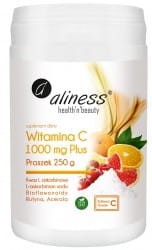 ALINESS Witamina C 1000 Buforowana Plus Proszek 250 g