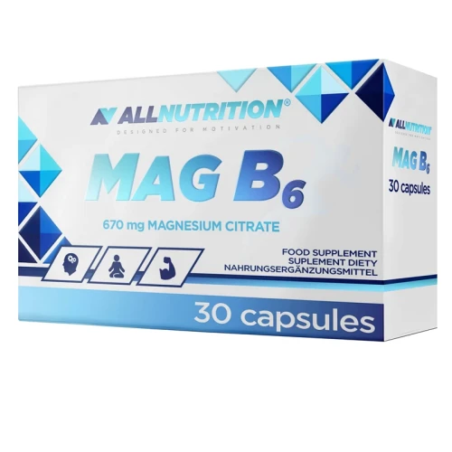 -50% ALLNUTRITION MAG B6 = cytrynian magnezu + witamina B-6 