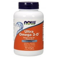 NOW Foods Ultra Omega 3-D z witaminą D3 180kaps