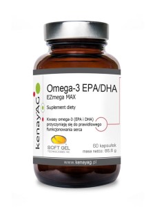 Kenay Omega-3 EPA/DHA EZmega MAX (60 kapsułek)