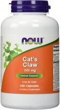 NOW Foods Cat's Claw Koci Pazur 500mg 250kaps  cats 