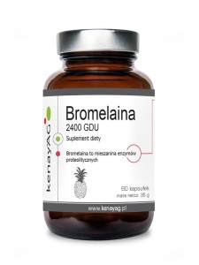 Kenay Bromelaina 2400 GDU (60 kapsułek)